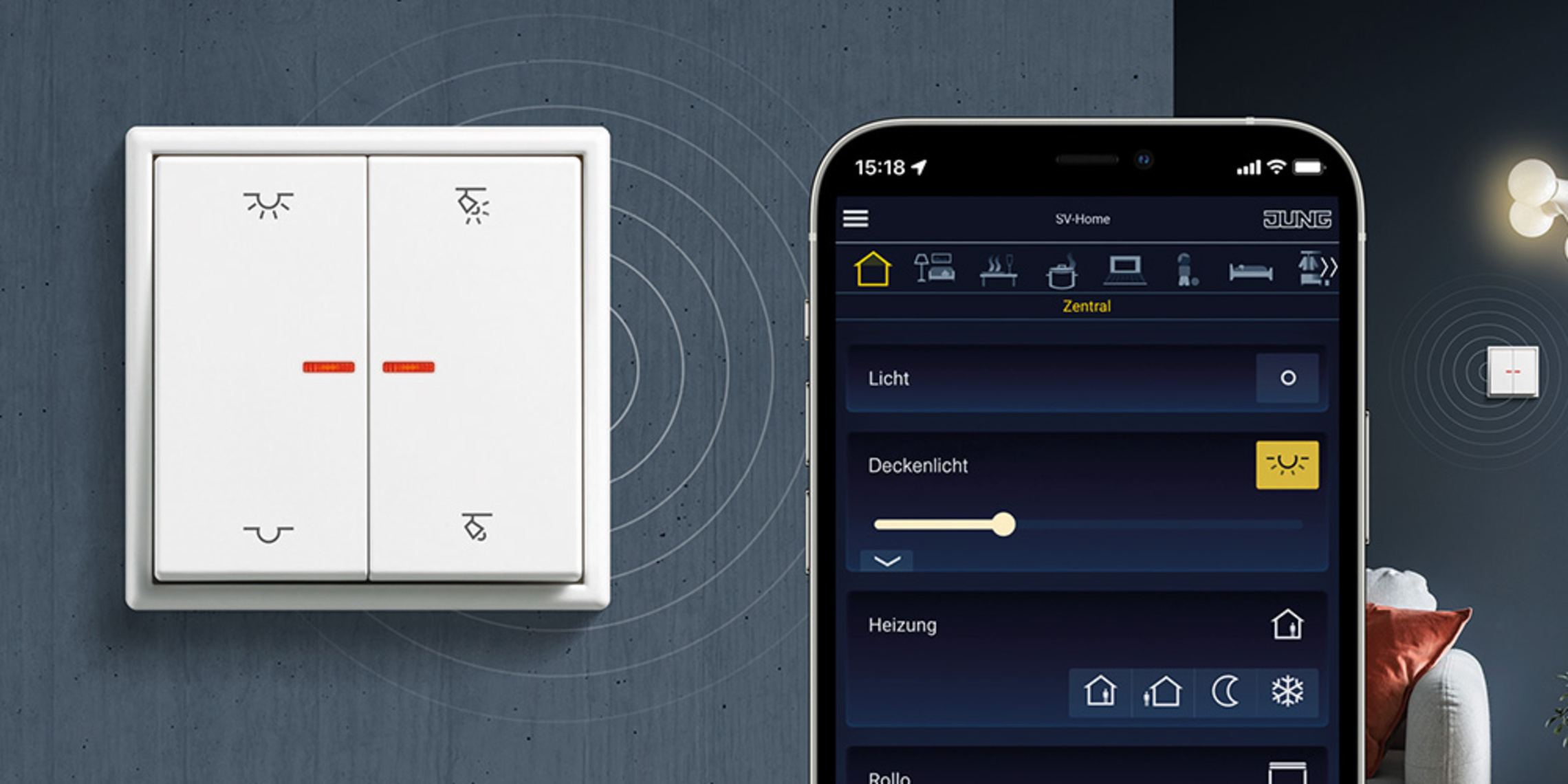 KNX RF Taster bei HMS Technik GmbH in Nußloch