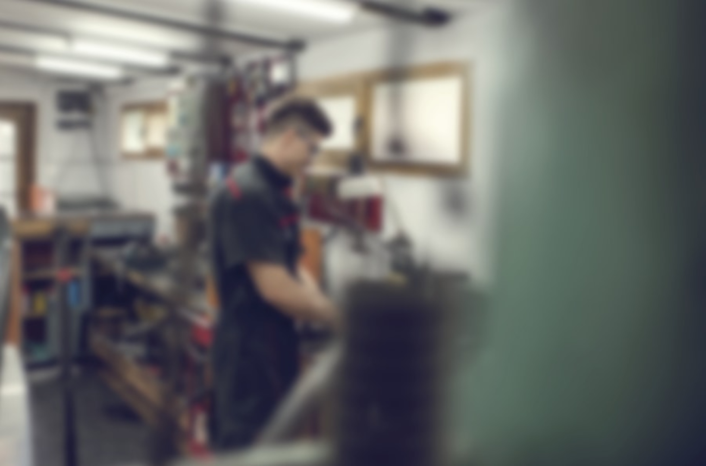 Werkstatt bei HMS Technik GmbH in Nußloch